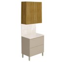 Ver imagem 1 de Cozinha Modulada Art 2 Peças 80cm Freijó Vanilla Riscatto – Kits Paraná