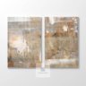 Quadro Decorativo Abstrato Duo Sereno Contemporâneo - 2