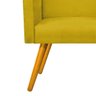 Namoradeira Beatriz Pés Palito Mel Suede Amarelo - ADJ Decor - 6