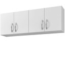 Ver imagem 1 de Armário Aéreo para Cozinha com 4 Portas 150 Cm Estrutura Mdp Branco