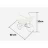BICICLETA COM VASOS PLANTA TRICICULO JARDIM FLORES BGPLASTICOS BGCI AREIA 001 - 15