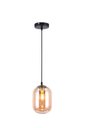 Ver imagem 1 de Pendente Glass Vidro Âmbar 20cm 1e27 Embu Led