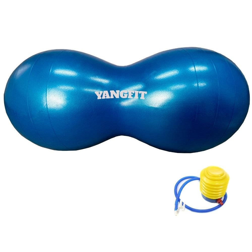 Bola Feijão para Pilates e Fisioterapia Com Bomba Yangfit