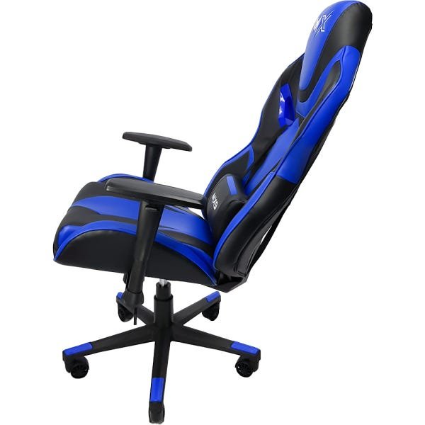 Cadeira Gamer Mx9 Giratória Preto/Azul - 5