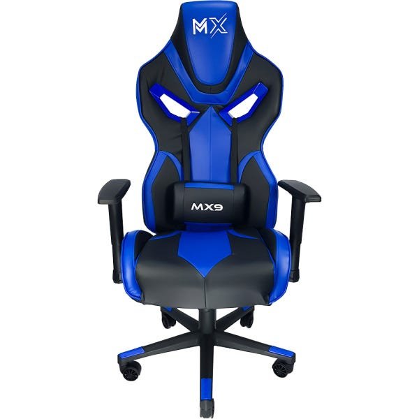 Cadeira Gamer Mx9 Giratória Preto/Azul