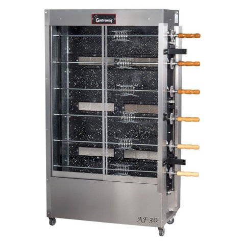 Assador de Frango 6 Espetos Af30g2 Gastromaq Assador a Gás Bivolt