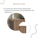 Ver imagem 7 de Armário para Escritório Tamburato 2 Portas Nogal/preto - Artany Móveis