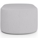 Ver imagem 3 de Kit 2 Puffs Decorativos Orgânico para Living Quarto 70cm Doha W01 Linho Cinza - Lyam Decor