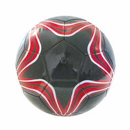 Bola de Futebol - Tamanho Oficial - Estrela - Preta e Vermelha - Pais e Filhos - 1
