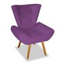 Poltrona Camila Suede Roxo - ADJ DECOR - 1