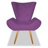 Poltrona Camila Suede Roxo - ADJ DECOR - 3