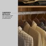 Guarda Roupa Casal 6 Portas e 4 Gavetas Venice - Amêndola Touch/off White - 7