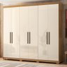 Guarda Roupa Casal 6 Portas e 4 Gavetas Venice - Amêndola Touch/off White - 1