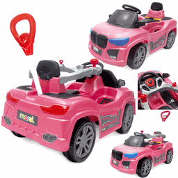 Carrinho de Passeio e Pedal Infantil Maral Bm Car Rosa 30kg - 2