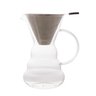 Cafeteira de Vidro 500ml Com Filtro Aço Inox Lyor - 4