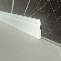Rodapé Poliestireno Frisado Lev72 Santa Luzia - 2,4mx07cm - 5