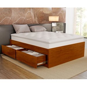 Cama Box Queen Libanesa:avelã