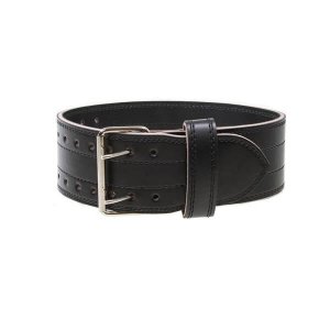 Cinturão de Musculação Agachamento LPO Couro Sintético Yangfit - XG/XL