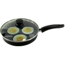 Ver imagem 1 de Frigideira Especial Antiaderente 3 Ovos com Tampa de Vidro Nº 22