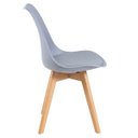 Ver imagem 6 de Mesa jantar cozinha redonda 100 cm + 4 cadeiras estofadas Leda