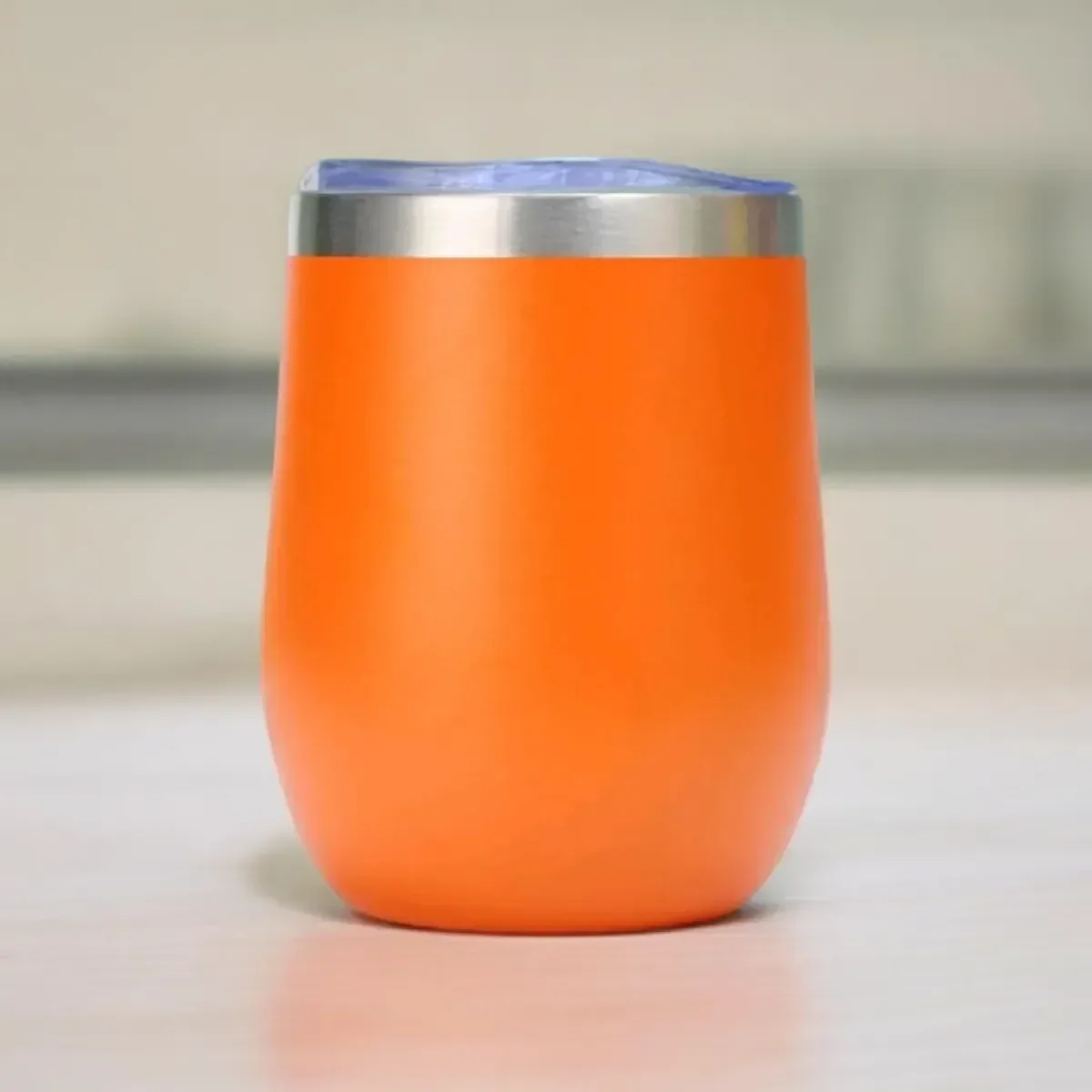 Copo Térmico Beer Pints com Tampa 360ml:laranja - 1