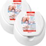 Jogo 2 Assentos Sanitários Elevado 13,5cm Branco - Mebuki - 1