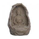 Ver imagem 2 de Fonte com Buda em Poliresina e com Iluminação (40x29x56cm)