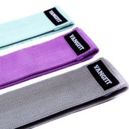 Hip Band Elástico Extensor Kit 3 Intensidades Yangfit - 2