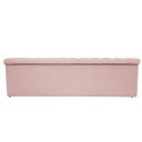 Ver imagem 3 de Recamier Baú Estofada Mel 160cm Queen Size com Capitonê Suede Rosê - Adj Decor