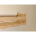 Ver imagem 3 de Prateleira de Madeira Pinus 50cm – Ideal para Decoração e Organização