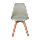 Ver imagem 3 de Conjunto Mesa de Jantar Redonda Vertice Nozes Madeira Maciça 105cm com 4 Cadeiras Leda Design Nude