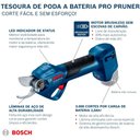 Ver imagem 6 de Tesoura de Poda à bateria Bosch Pro Pruner Bruhless 12 Volts