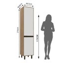 Ver mais imagens de Cozinha Completa 11 Peças 12 Portas 8 Gavetas Confort Branco/Cinamomo/Off White