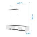 Ver imagem 5 de Painel Tv 32 Polegadas Efeito Ripado Gold Cores:RIPADO/PRETO