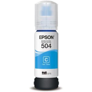 Refil de Tinta Epson T504220 Ciano 70ml L4150 L4160 L6171 L6191