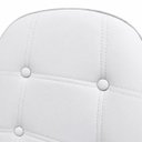 Ver imagem 6 de Kit 6 Cadeiras Office Botonê Giratória Ergonômica para Escritório Branco