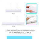 Ver imagem 4 de Defletor para Ar Condicionado Retrátil e Ajustável 7000 a 30000btus