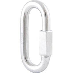 Mosquetão com rosca 3/16" leve galvanizado - Vonder - 1