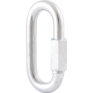 Mosquetão com rosca 3/16" leve galvanizado - Vonder