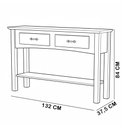 Ver imagem 7 de Kit Balcão Buffet 120cm com Aparador Rústico 132cm Madeira Maciça Lira M06 Carvalho Fosco - Lyam Dec