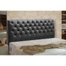 Cabeceira Paris Para Cama Box King 1,95 cm Suede Preto 1302 - JS Móveis - 1