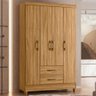 Guarda Roupa Paraty 111cm 4 Portas Freijó Moval - 1