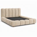 Ver imagem 1 de Cama Japonesa com Cabeceira Casal Nuvem Linho Bege - Sallar Home