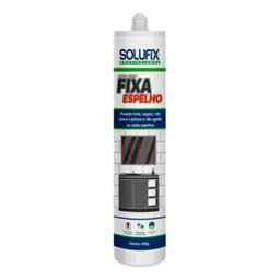 Fixa Espelho Forte Seguro Adesivo Híbrido Solufix Não Agride Branco - 1
