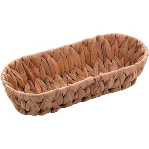 Cesta Oval de Fibra Natural Vime 43,5x15x8cm Lyor