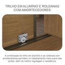Ver imagem 5 de Guarda Roupa Casal Logan e Gaveteiro Suiça Cumaru 23 - Novo Horizonte