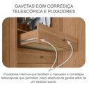 Ver imagem 6 de Guarda Roupa Casal Logan e Gaveteiro Suiça Cumaru 23 - Novo Horizonte