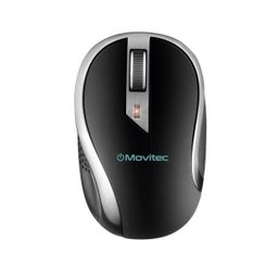 Mouse sem Fio Movitec Omw-01 1200dpi Cinza/preto - 1