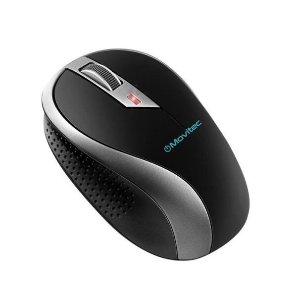 MOUSE SEM FIO MOVITEC OMW-01 1200DPI CINZA/PRETO - 2