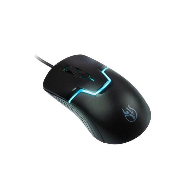 MOUSE USB KROSS PULSE GAMER KE-MG105 PRETO 6400 DPI - 5